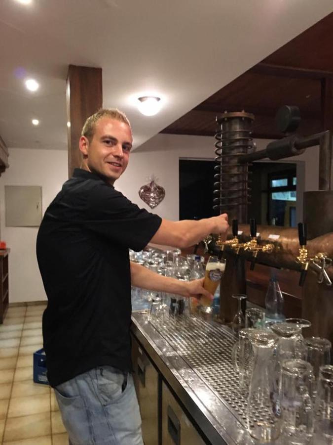 Brauhaus Am See Oberthulba Bagian luar foto
