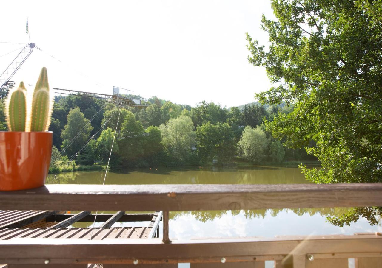 Brauhaus Am See Oberthulba Bagian luar foto