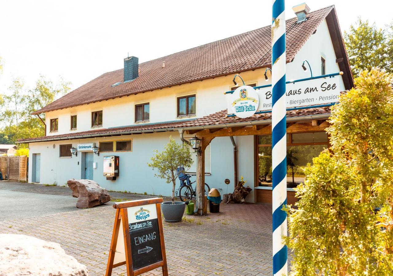 Brauhaus Am See Oberthulba Bagian luar foto