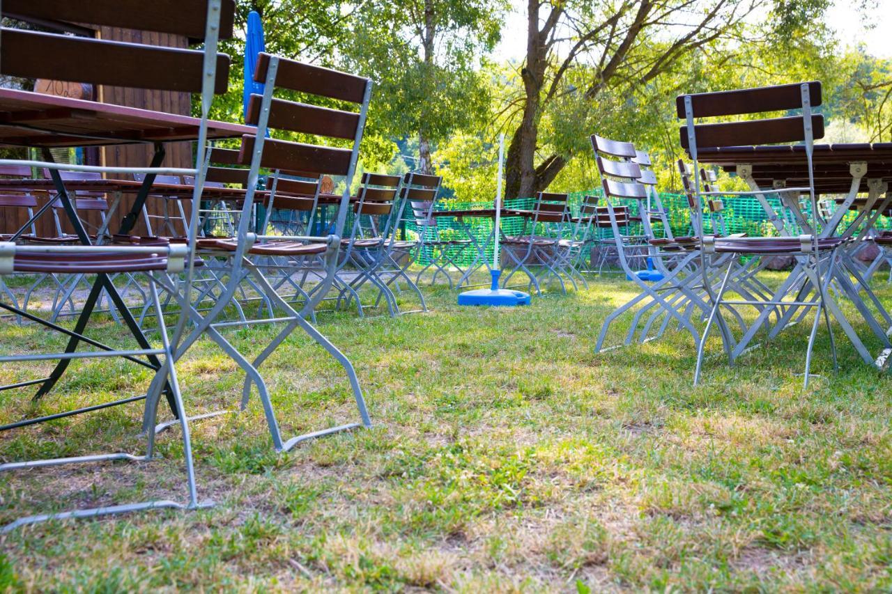 Brauhaus Am See Oberthulba Bagian luar foto